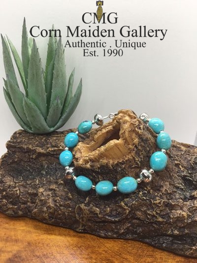 African Turquoise Adjustable Bracelet Gemstone Bracelet - Temu Australia